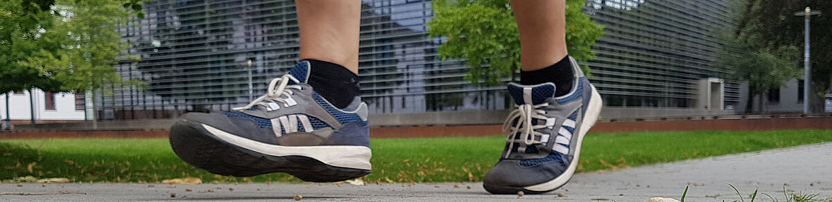 Laufschuhe LAufschuhe auf dem Campus