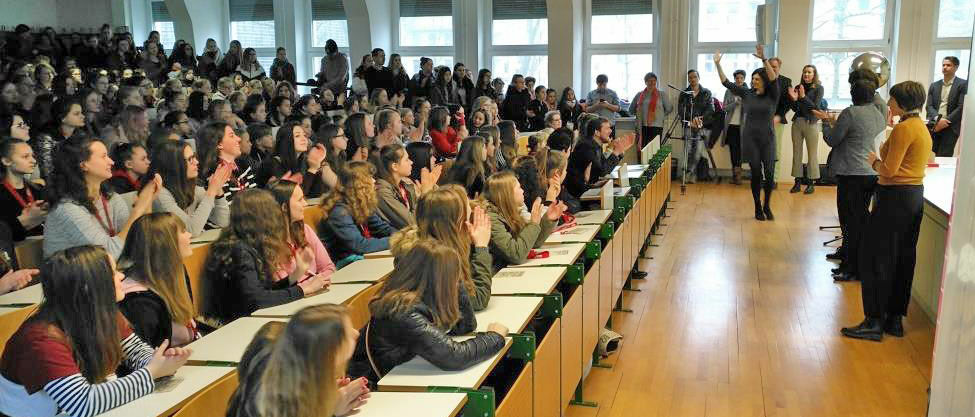 Eröffnung Girlsday Hörsaal